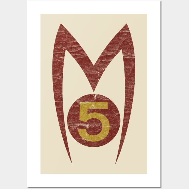 VINTAGE -   Speed Racer Mach 5 Wall Art by maskangkung